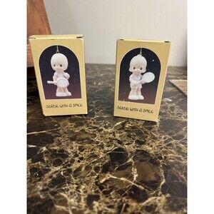precious moments christmas ornaments Lot Of 2